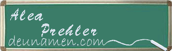 Alea Prehler Visitenkarte